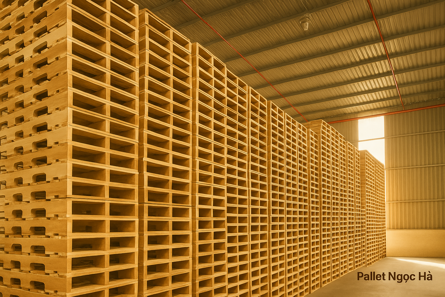 Pallet Gỗ Cho Nghành Điện Tử